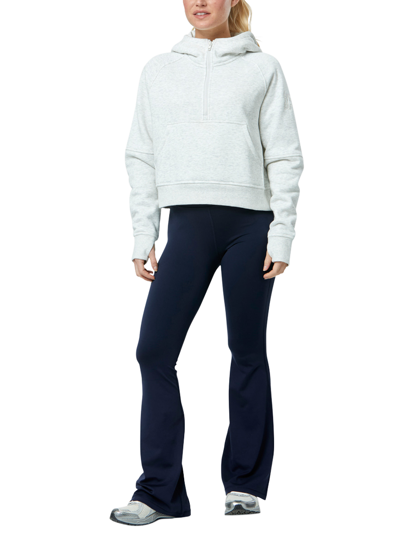 Product image 1 of 7, which shows Gym+Coffee Sierra Half-Zip Jumper, Grey, XS