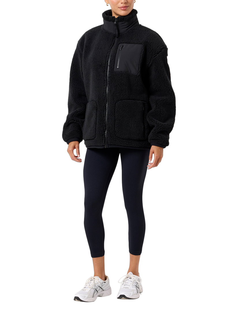 Product image 3 of 9, which shows Gym+Coffee Industry Fleece, Black, XS