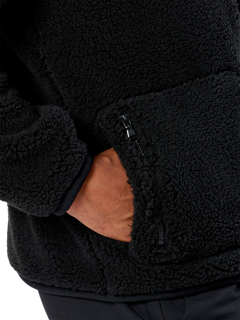 Product image 5 of 9, which shows Gym+Coffee Industry Fleece, Black, XS