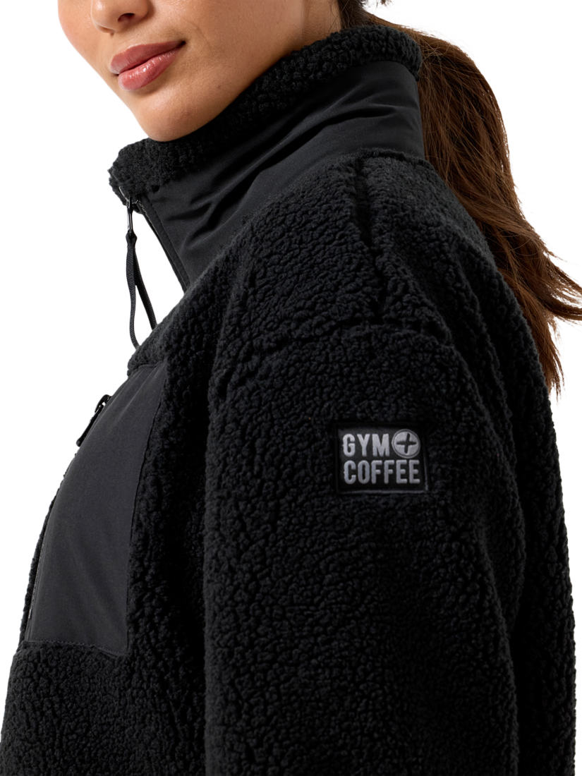 Product image 6 of 9, which shows Gym+Coffee Industry Fleece, Black, XS