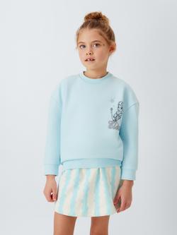 Brand Threads Kids' Frozen Sweatshirt and Skirt Set, Clearwater, Clearwater