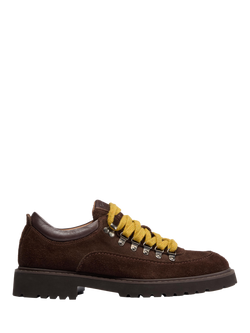 Oliver Sweeney Saunders Suede Derby Brouges, Chocolate Suede, Chocolate Suede