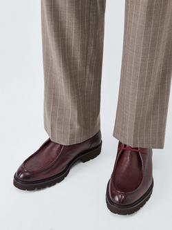 Oliver Sweeney Boltby Leather Desert Boots, Burgundy - view 2, Burgundy