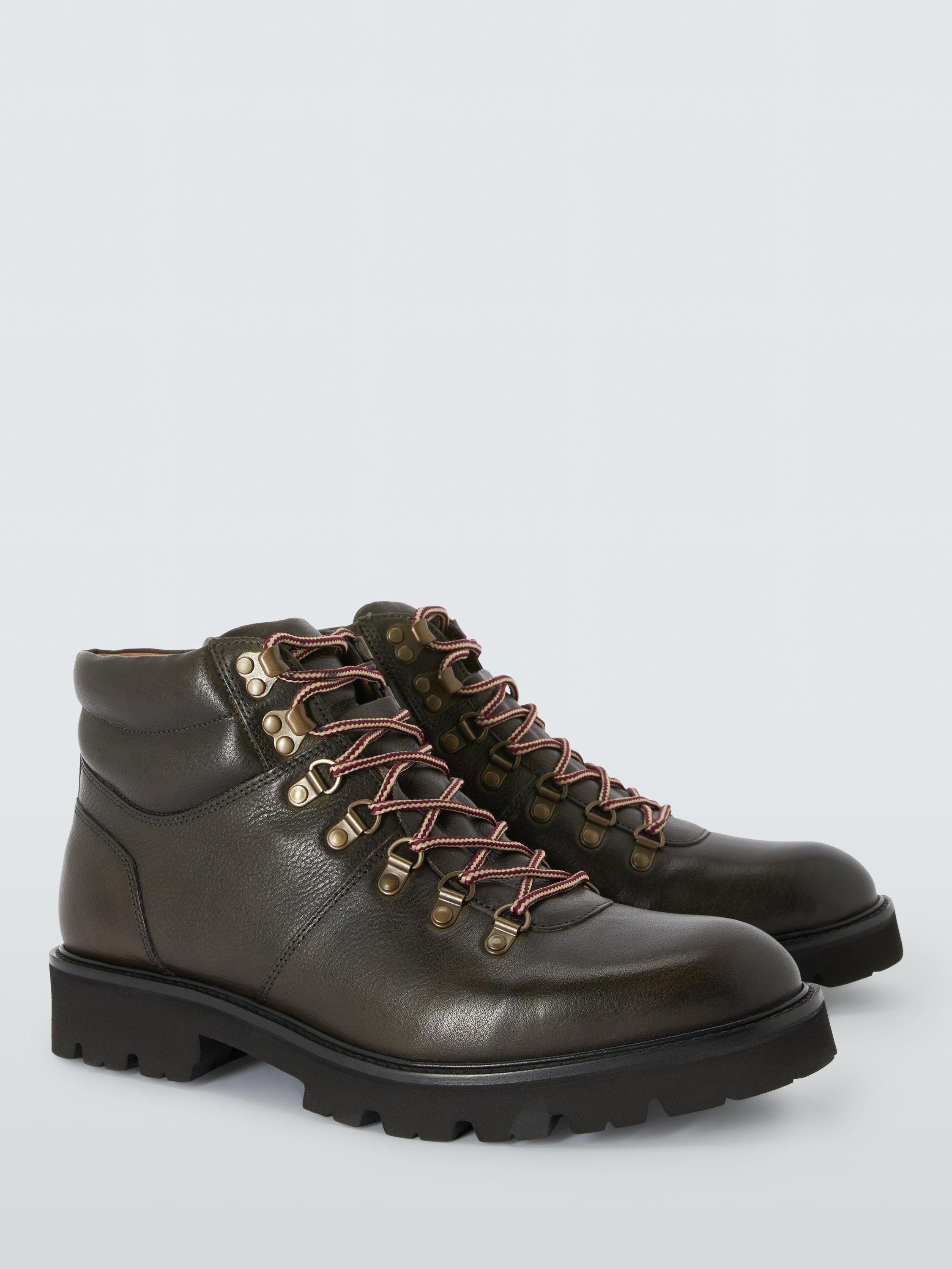 Product image 3 of 7, which shows Oliver Sweeney Bramhm Leather Walking Boots, Khaki, 7