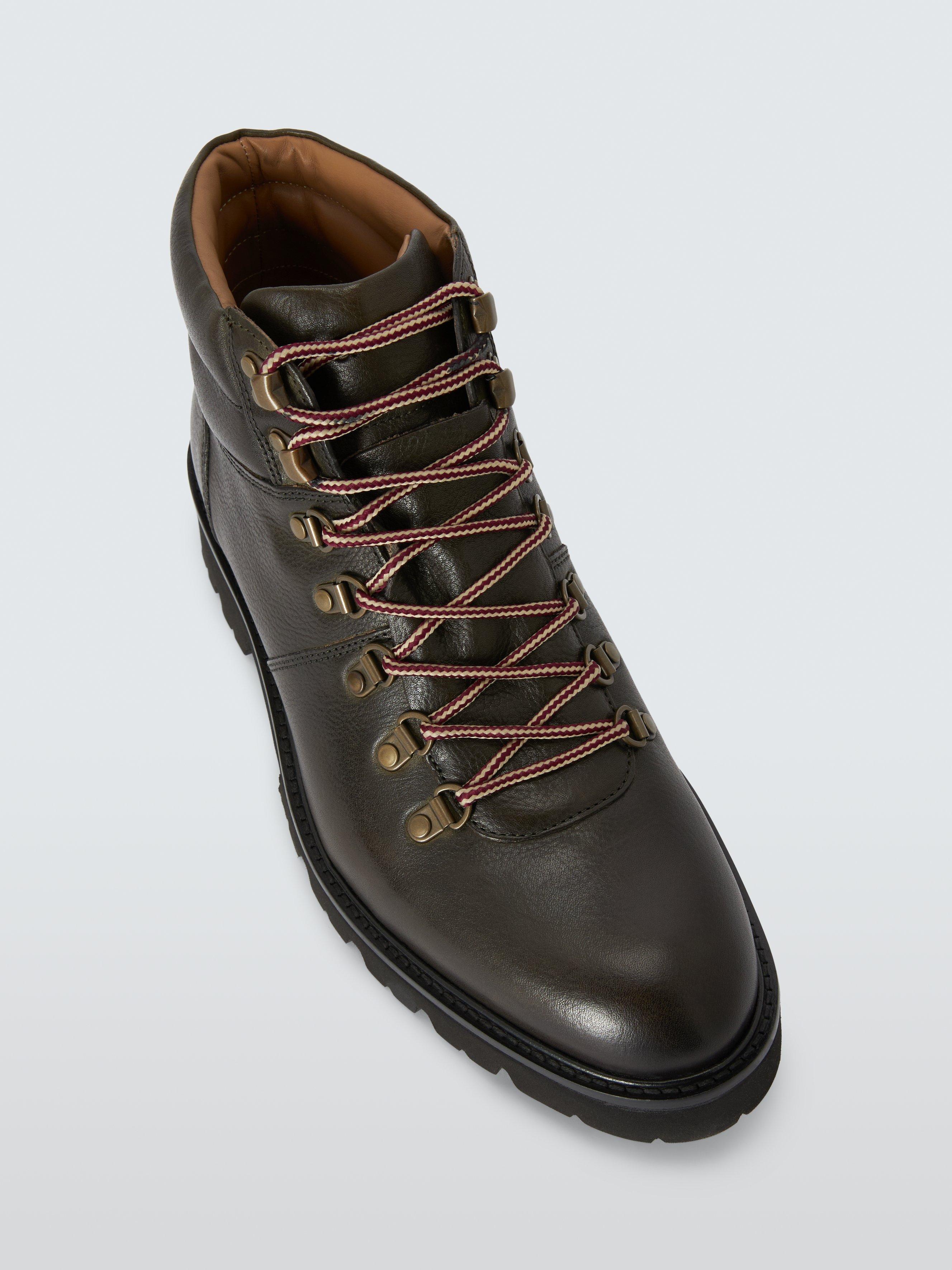 Product image 5 of 7, which shows Oliver Sweeney Bramhm Leather Walking Boots, Khaki, 7