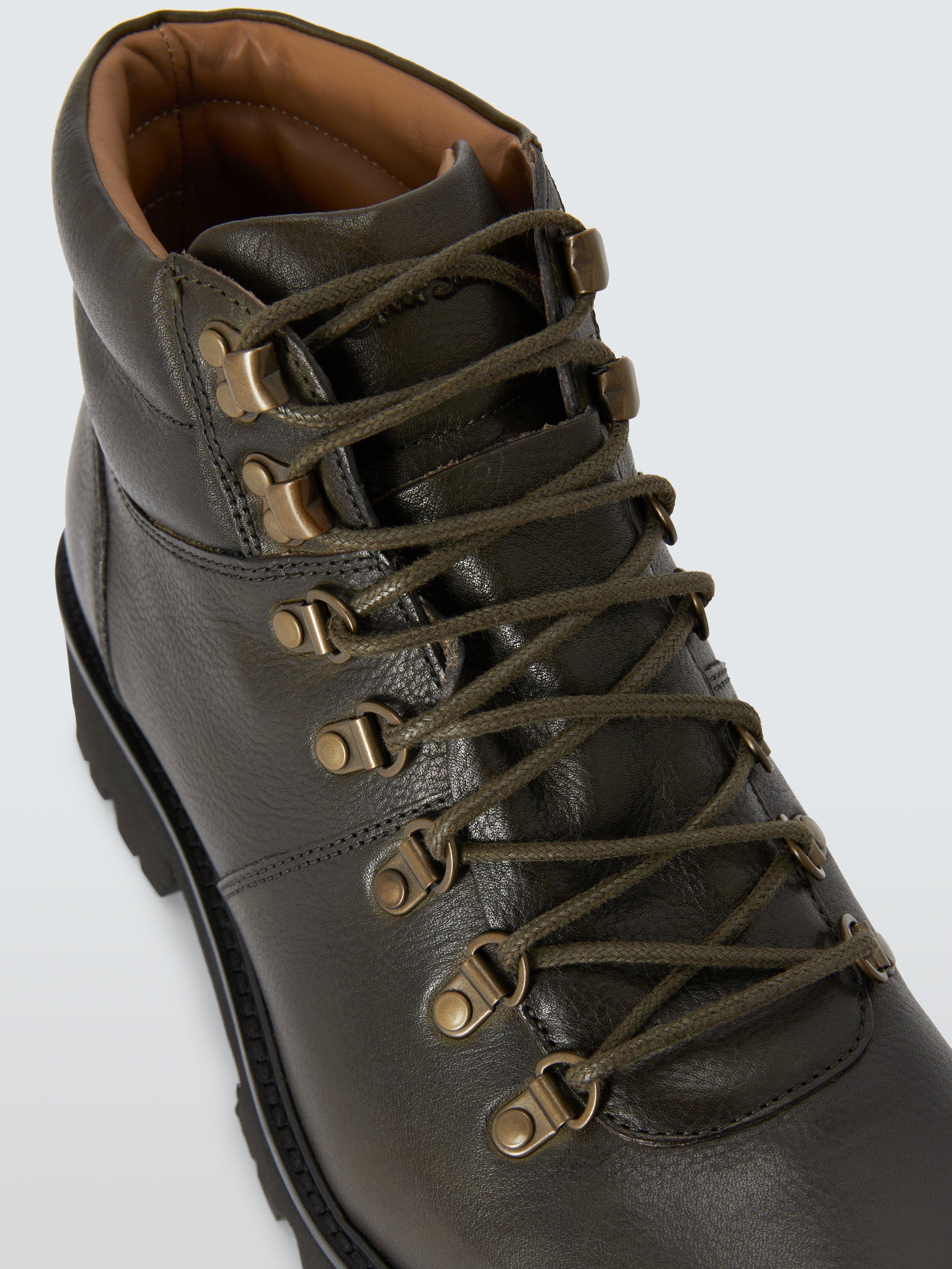 Product image 6 of 7, which shows Oliver Sweeney Bramhm Leather Walking Boots, Khaki, 7