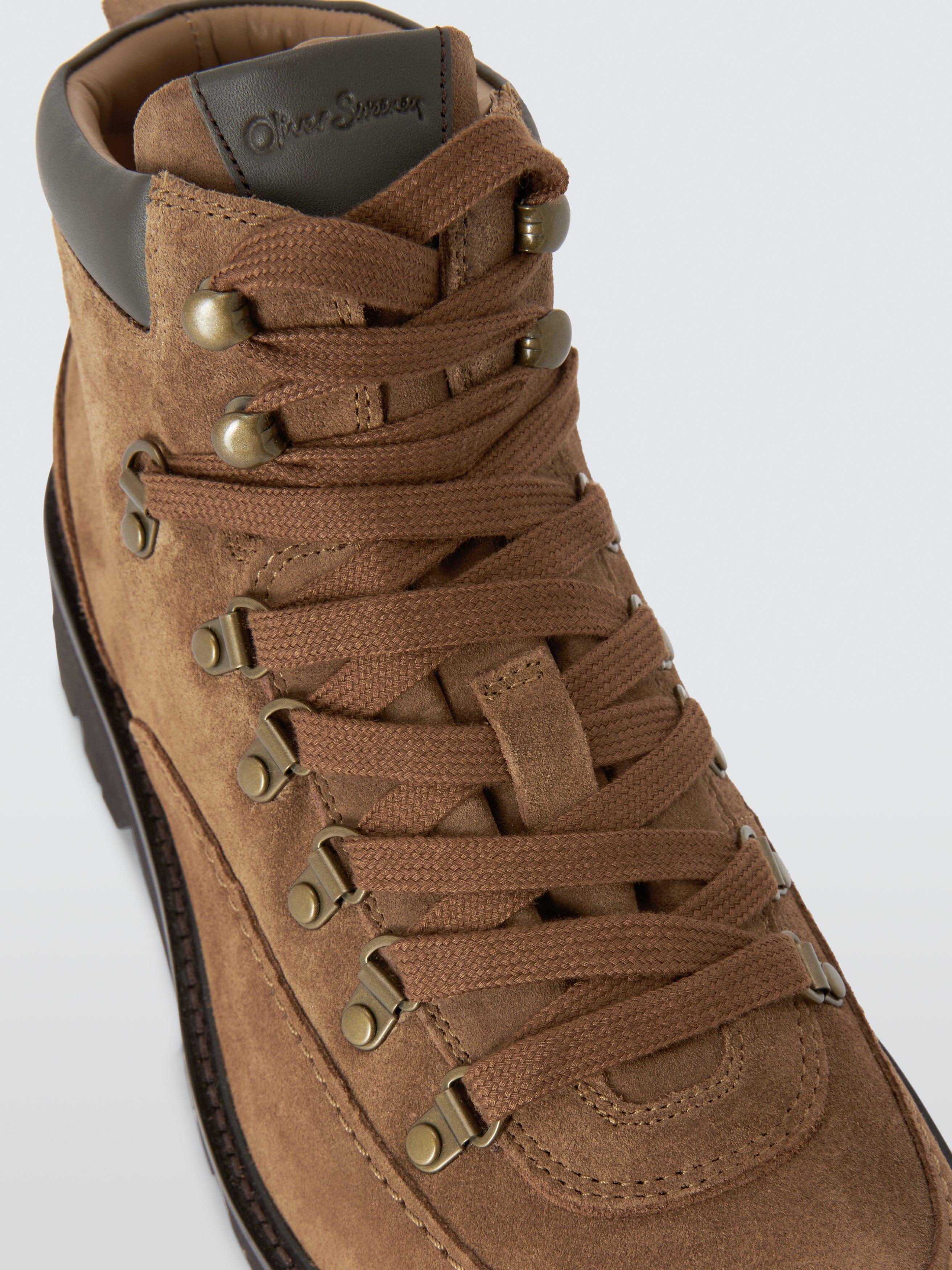 Product image 6 of 7, which shows Oliver Sweeney Dunly Suede Walking Boots, Sand, 7