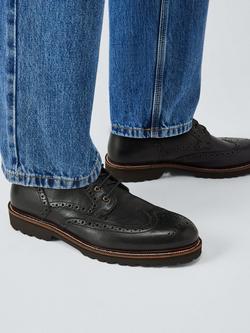 Oliver Sweeney Marbry Leather Derby Boots, Navy - view 2, Navy