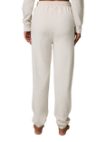 Lovall Tall Luxe Lounge High Waist Joggers, Vanilla Marl