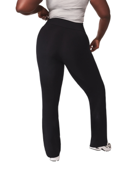 Lovall Tall High Waist Lightweight Flared Leggings - view 2, Black