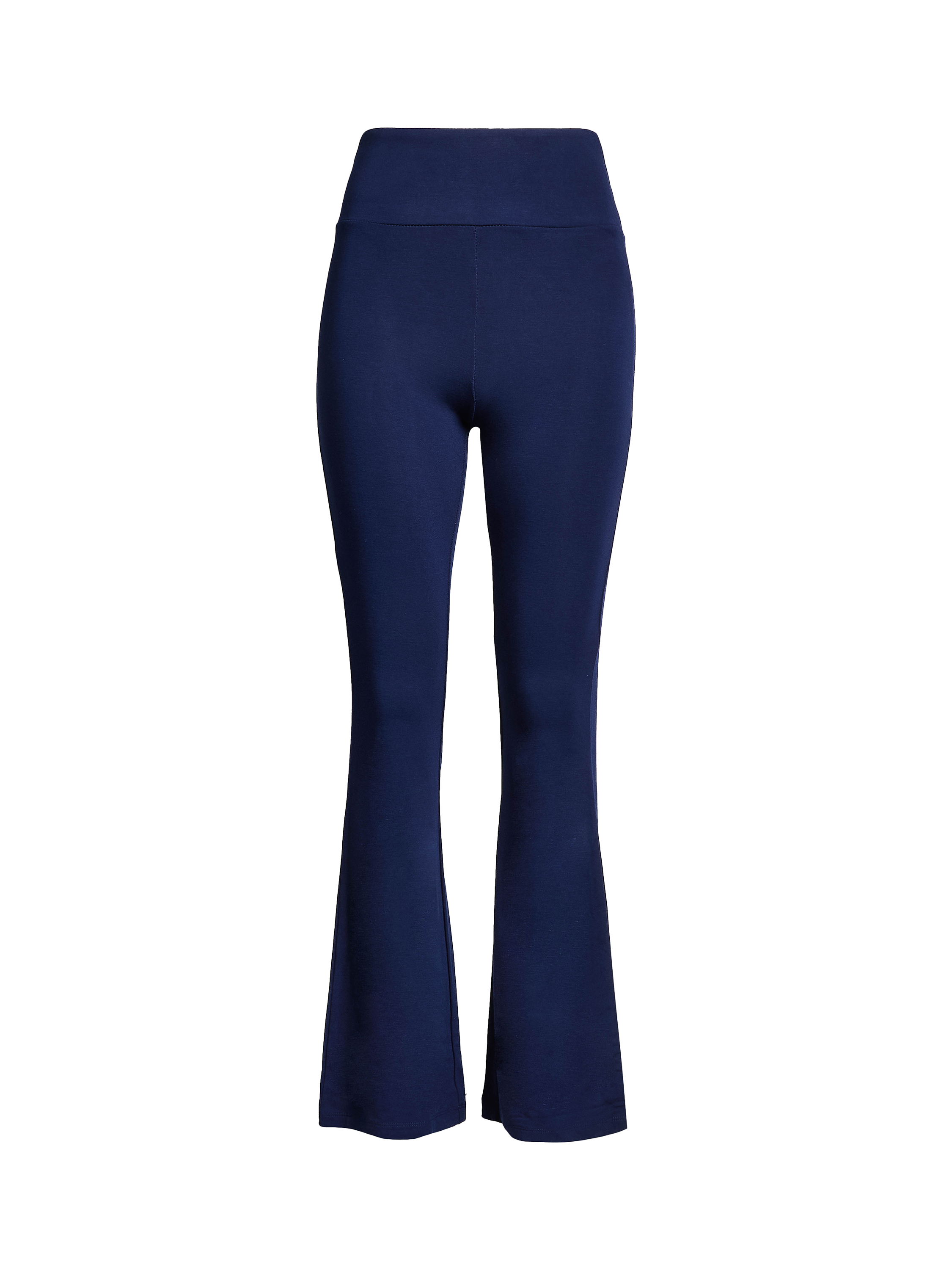 Product image 5 of 5, which shows Lovall Tall High Waist Lightweight Flared Leggings, Navy, 8