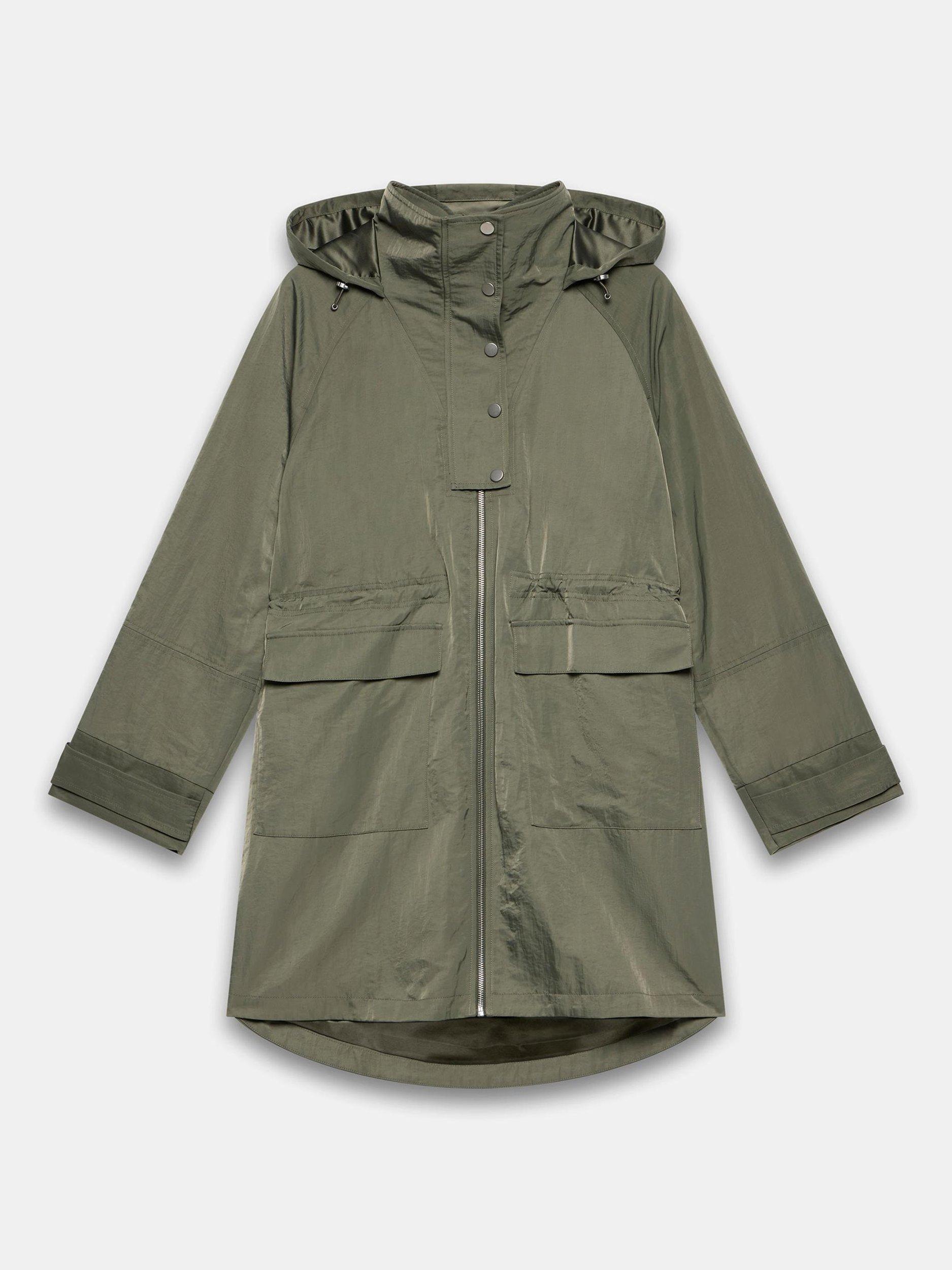 Product image 7 of 8, which shows Mint Velvet Utility Parka Coat, Green, L