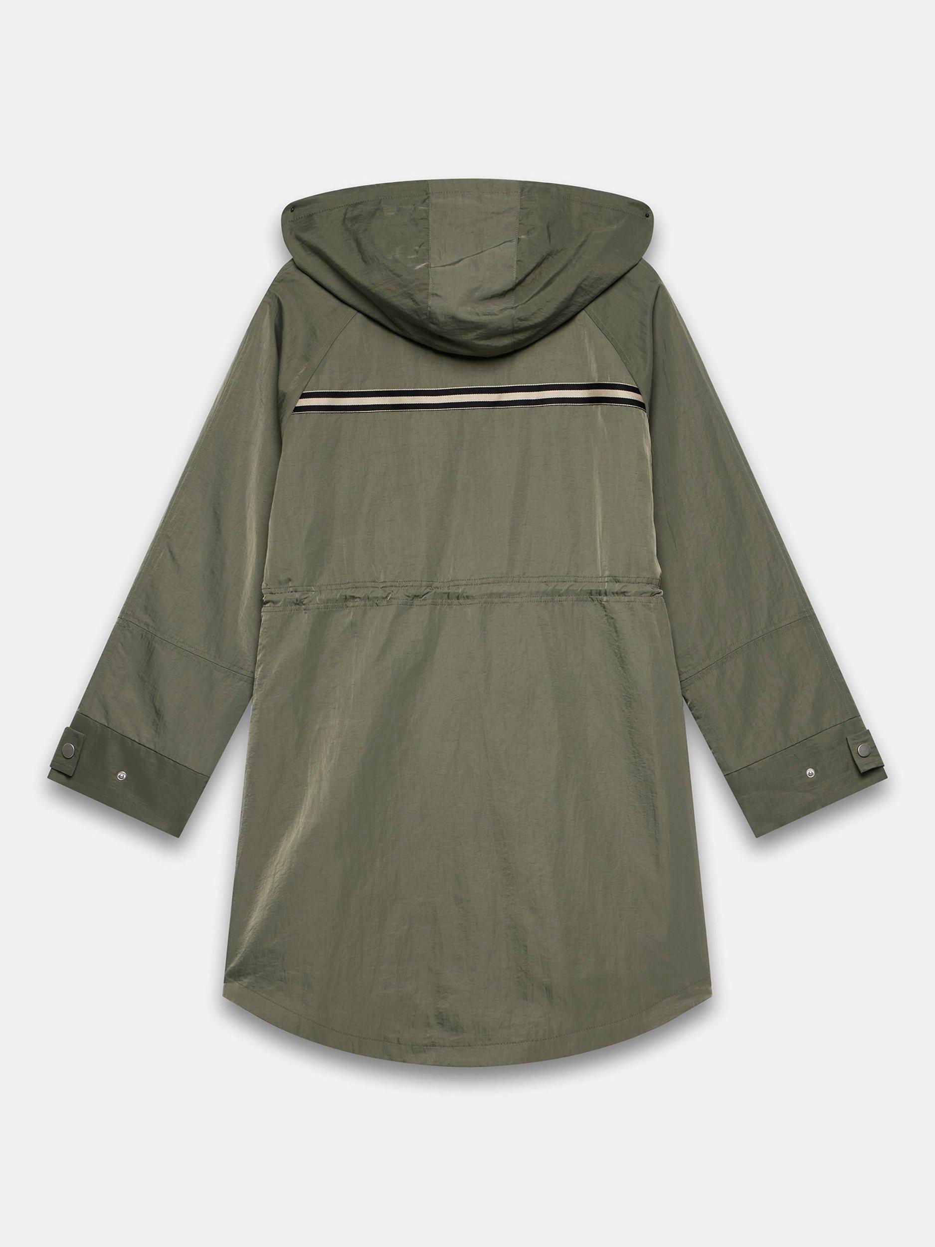 Product image 8 of 8, which shows Mint Velvet Utility Parka Coat, Green, L