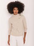Mint Velvet Layer Ribbed Jumper, Natural