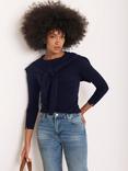 Mint Velvet Detachable Scarf Knit Detail Jumper