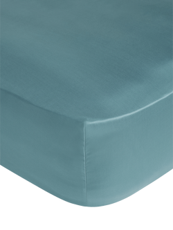 John Lewis Fitted Lyocell Sheet, Blue