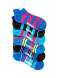 OddBalls Mix Up Stretch Cotton Ankle Socks, Pack of 6, Multi