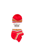 OddBalls Lines Stretch Cotton Ankle Socks, Pack of 6, Multi