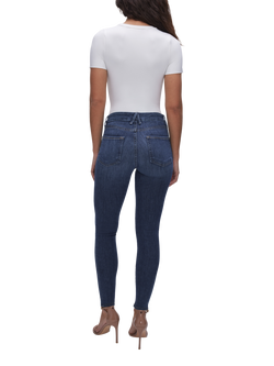 Good American Good Legs Skinny Jeans, Blue - view 2, Blue