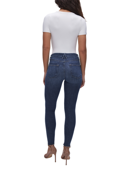 Good American Good Legs Skinny Jeans, Blue - view 2, Blue