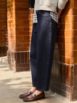 Baukjen Nixi Barrel Leg Jeans, Dark Blue - view 2, Dark Blue