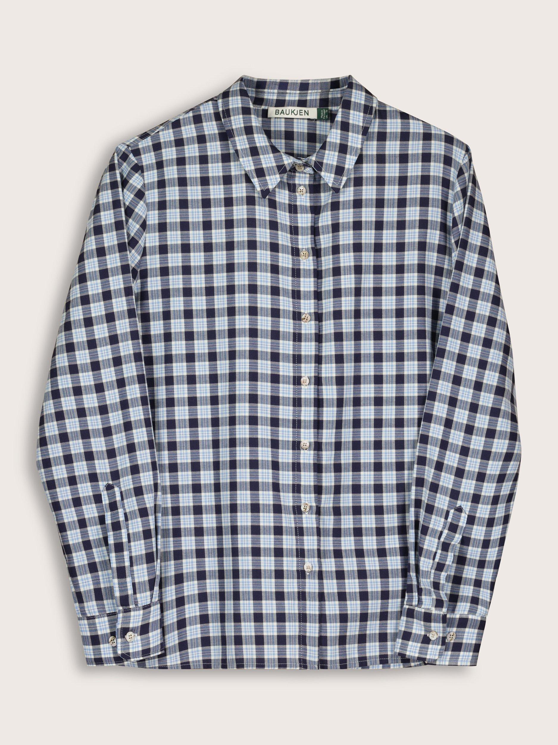 Product image 4 of 7, which shows Baukjen Graca Check Shirt, Blue/Multi, 8