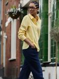 Baukjen Riemke Boyfriend Fit Shirt, Butter yellow