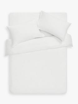 John Lewis TENCEL™ 300 Thread Count Duvet Cover Set, White