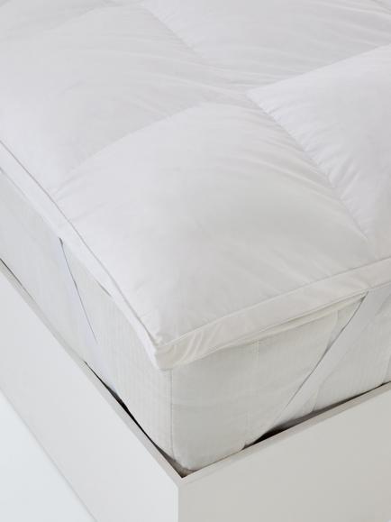 John Lewis Hungarian Goose Feather & Down Mattress Topper, White