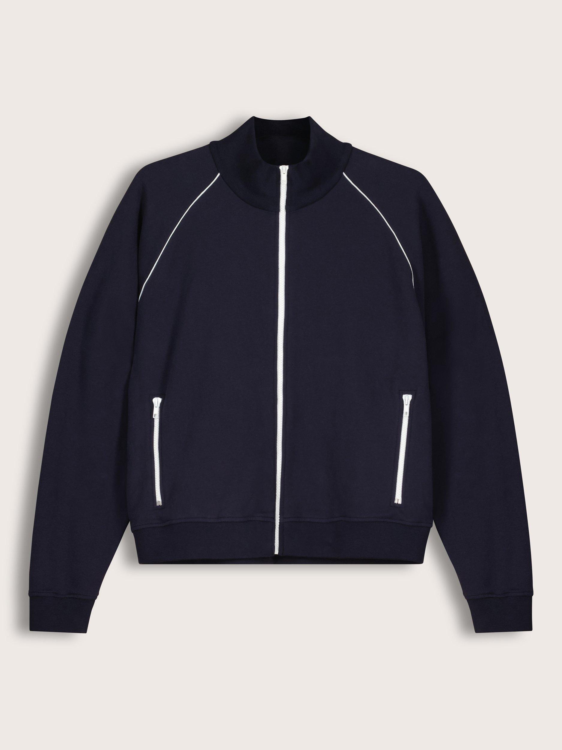 Product image 4 of 5, which shows Baukjen Carter Contrast Trim Sweatshirt, Classic Navy, 10