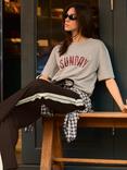Baukjen Kit Sunday Graphic T-Shirt, Grey Marl