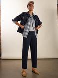 Baukjen Billie Ponte Carrot Leg Trousers, Classic Navy