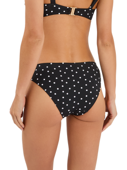 Accessorize Polka Dot Bikini Bottoms, Black/White - view 2, Black/White