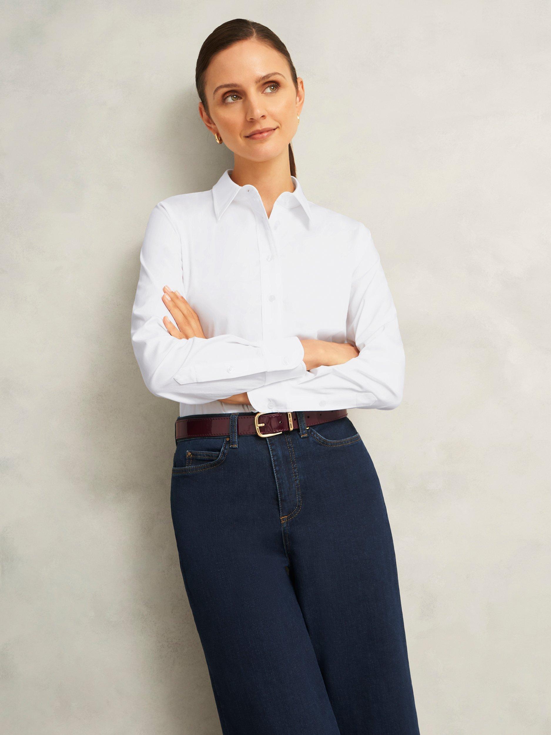 Product image 3 of 4, which shows Hobbs Nima Insignia Patent Leather Belt, Red, L