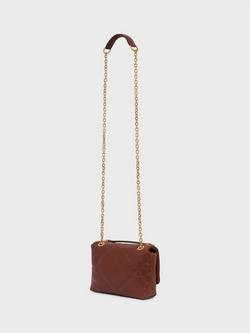 Gerard Darel Le Mini Fanny Quilted Leather Crossbody Bag, Caramel - view 2, Caramel