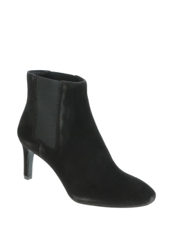 Jones Bootmaker Katelyn Leather Ankle Boots, Black - view 2, Black