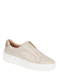 Jones Bootmaker Fernanda 2 Leather Slip-On Trainers, Champagne Gold