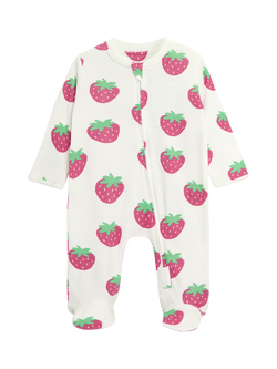 JoJo Maman Bébé Baby Cotton Bodysuit and Hat Set, White - view 2, White