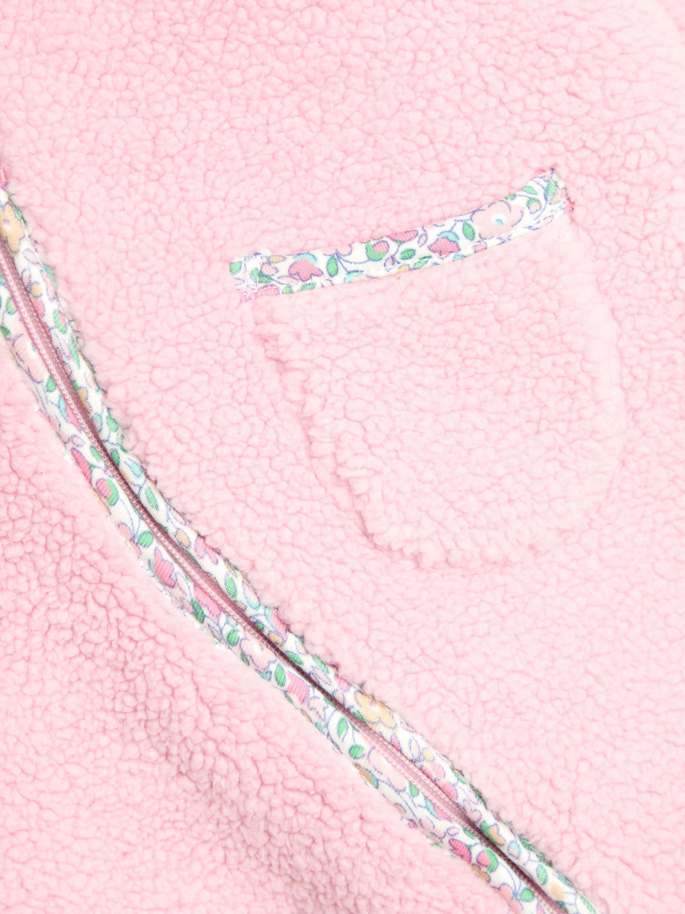 Product image 5 of 5, which shows JoJo Maman Bébé Baby Borg Mouse Pramsuit, Pink, Newborn