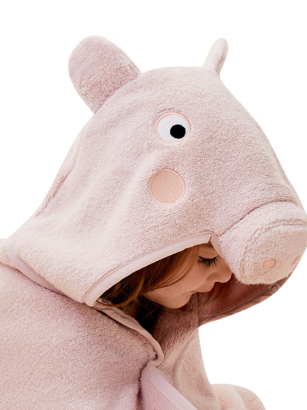 MORI Peppa Pig Bath Towel, Pink - view 2, Peppa Pig