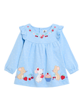JoJo Maman Bébé Kids' Cotton Mouse Tunic and Leggings Set, Blue