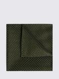 Moss Silk Pocket Square, Green