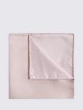 Moss Textured Pure Silk Pocket Square, Pink