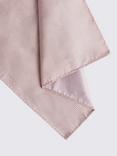 Moss Textured Pure Silk Pocket Square, Pink