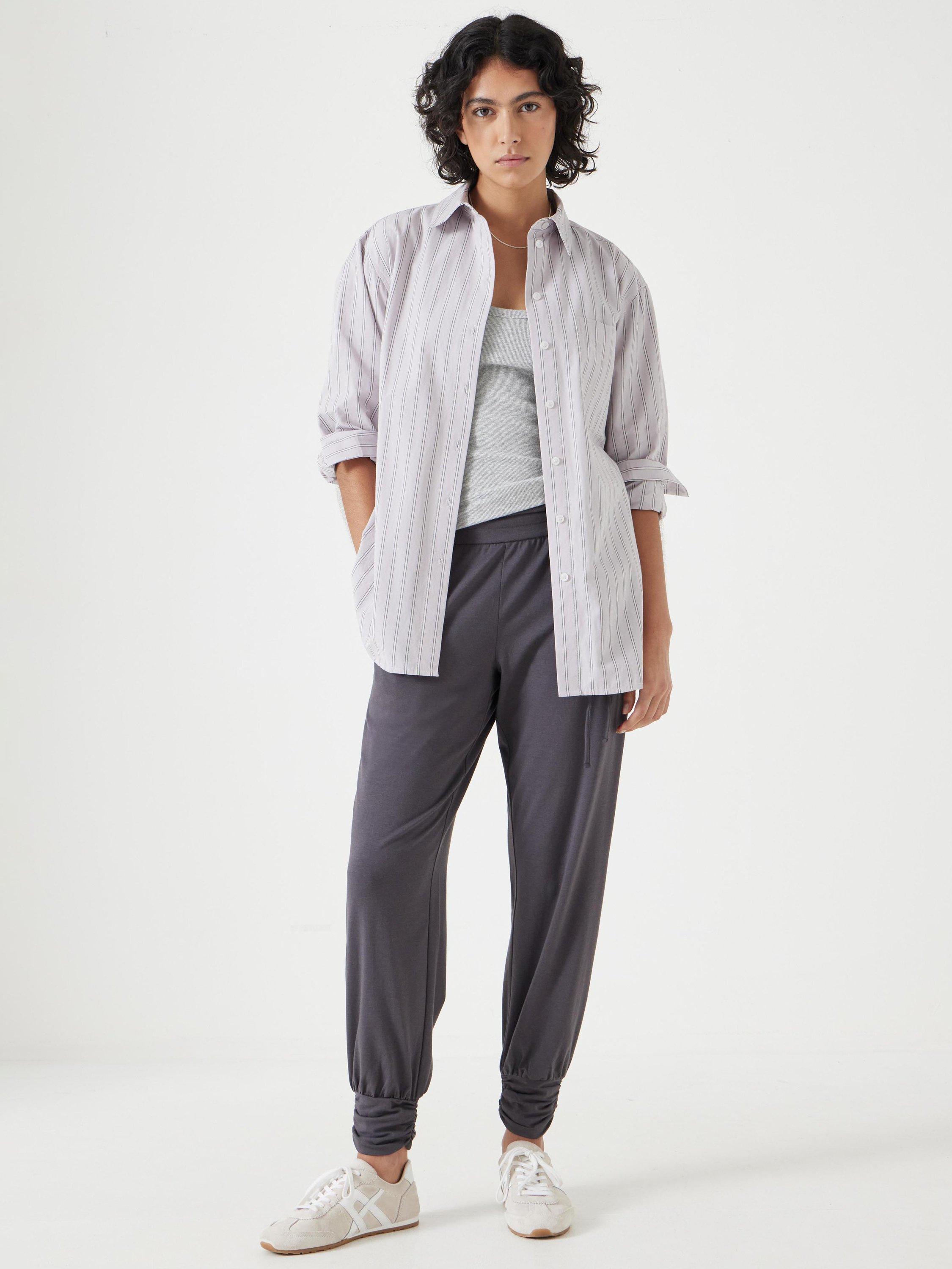 Product image 2 of 6, which shows HUSH Alexa Harem Joggers, Charcoal Grey, XS-S