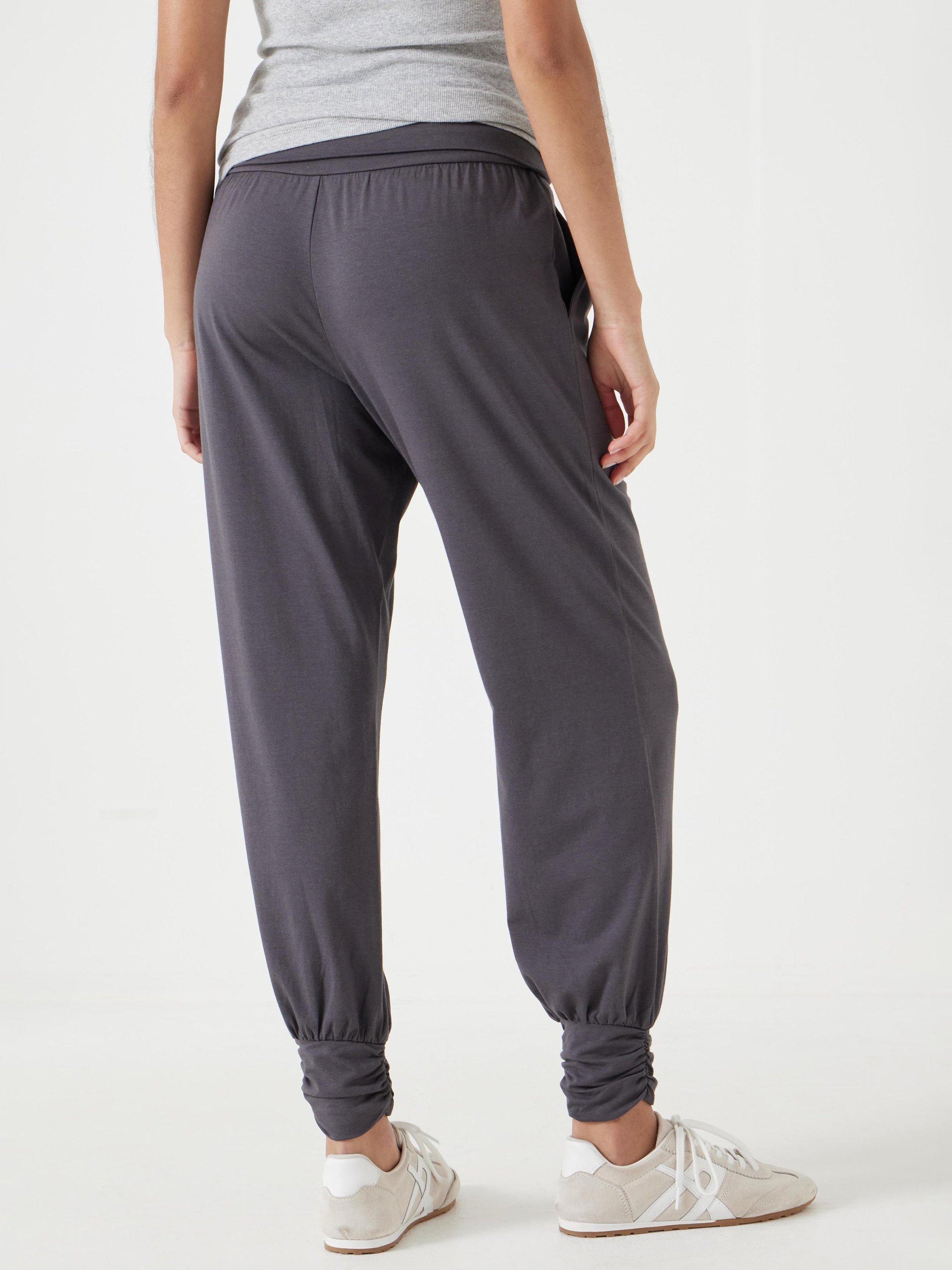 Product image 3 of 6, which shows HUSH Alexa Harem Joggers, Charcoal Grey, XS-S