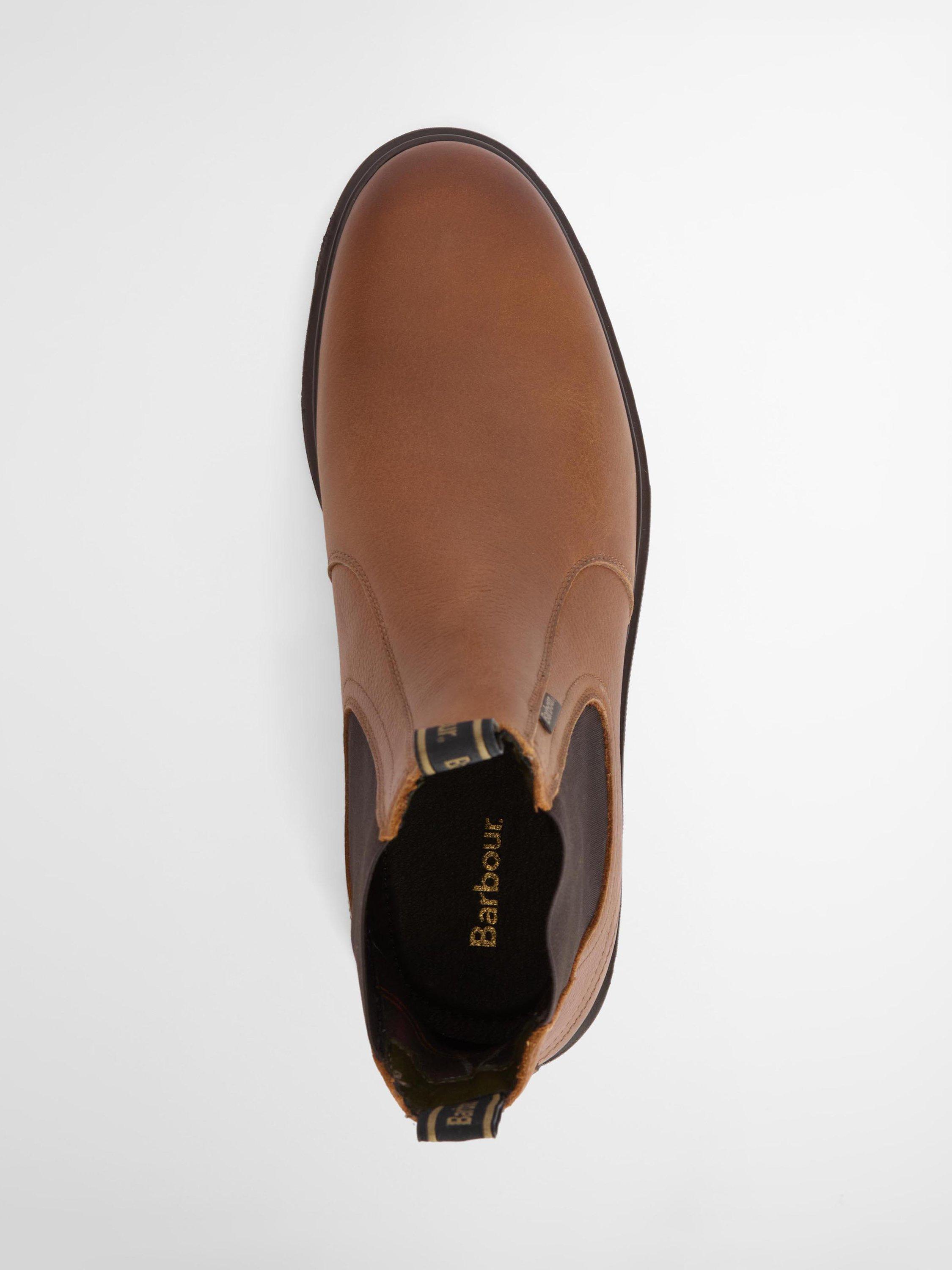 Product image 8 of 9, which shows Barbour Hale Leather Chelsea Boots, Brown, 9
