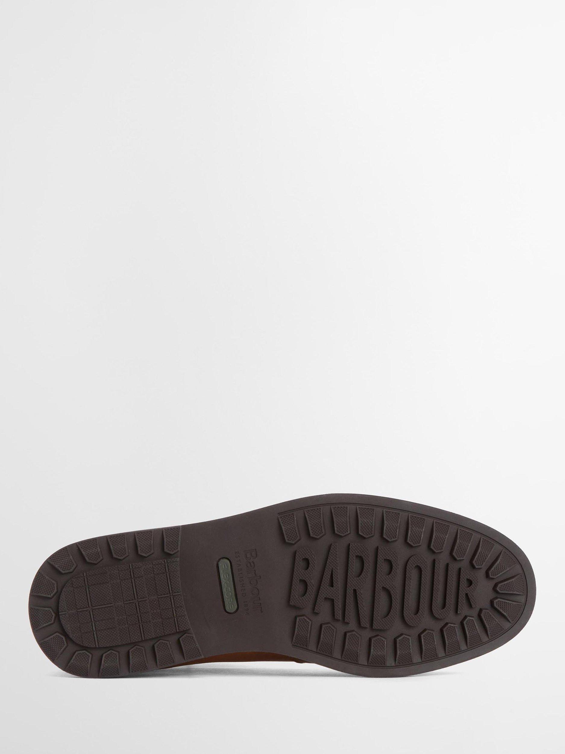 Product image 9 of 9, which shows Barbour Hale Leather Chelsea Boots, Brown, 9