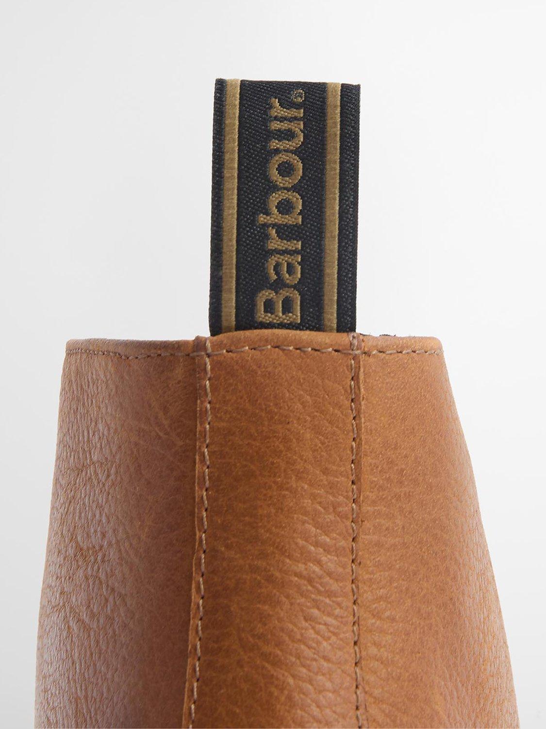 Product image 7 of 9, which shows Barbour Meays Leather Chukka Boots, Brown, 9