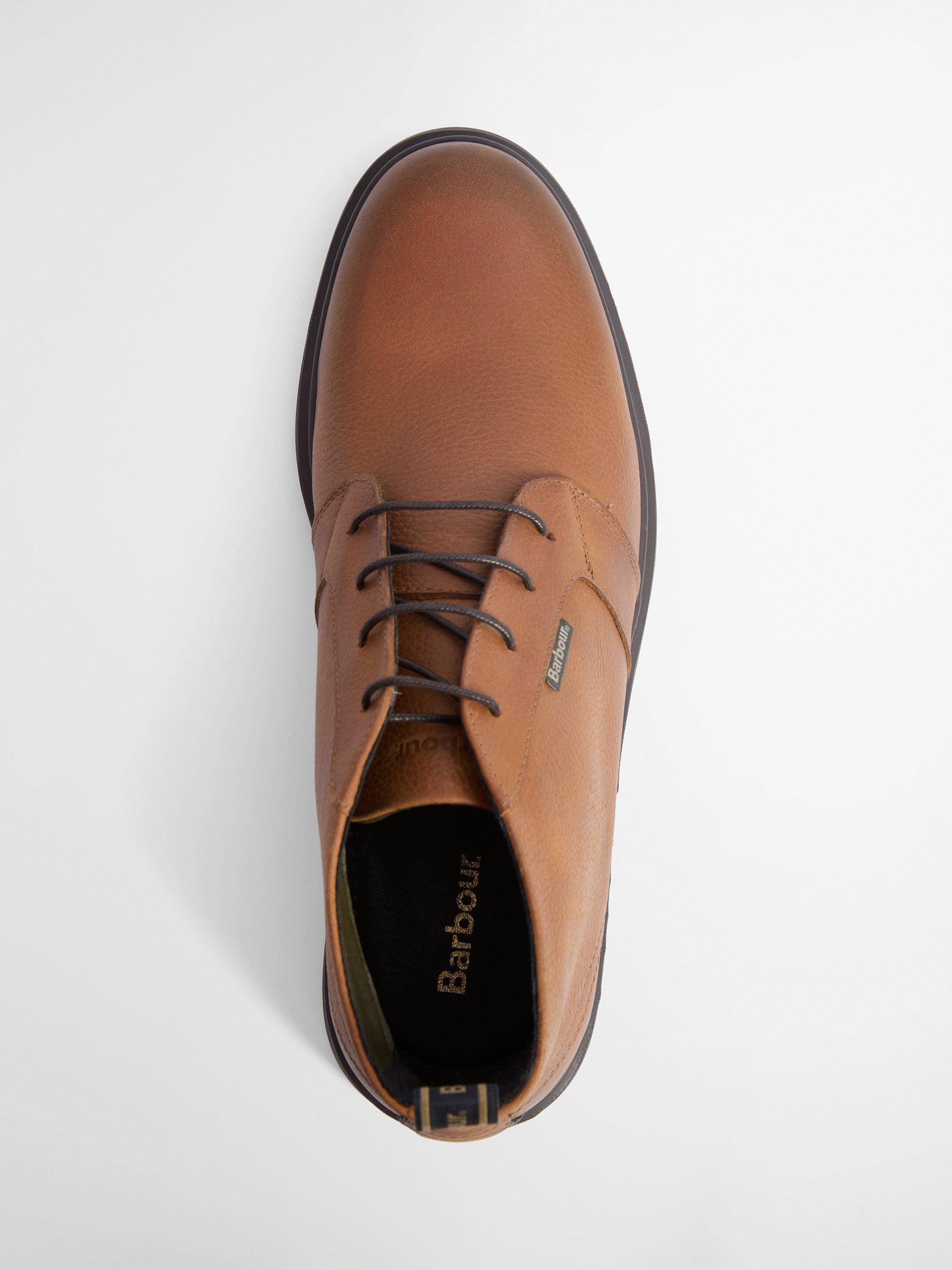 Product image 8 of 9, which shows Barbour Meays Leather Chukka Boots, Brown, 9